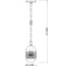 Подвесной светильник ESCADA E14*40W Antique white 10168/1S 4