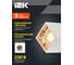 Накладной потолочный светильник IEK 4112 gu10, белый/золото, пластик LT-UPB0-4112-GU10-1-K22 7