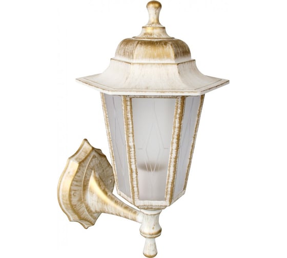 Садово-парковый светильник Camelion, 6-гран.,PP4101/02 C66 НБУ 06-60-001 У1 "Леда1" белый под бронзу 13837 1