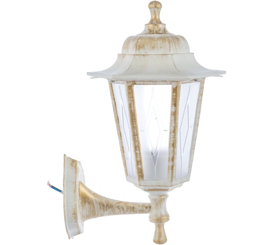 Садово-парковый светильник Camelion, 6-гран.,PP4101/02 C66 НБУ 06-60-001 У1 "Леда1" белый под бронзу 13837