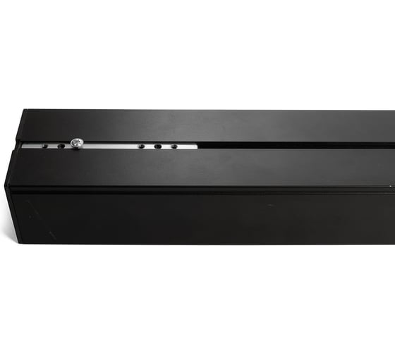 Светодиодный линейный светильник FERON al4035 ip40 72w 4000к, матовый рассеиватель в алюминиевом корпусе, черный 1500x70x55мм 48590
