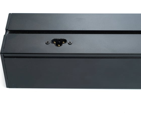 Светодиодный линейный светильник FERON al4035 ip40 72w 4000к, матовый рассеиватель в алюминиевом корпусе, черный 1500x70x55мм 48590