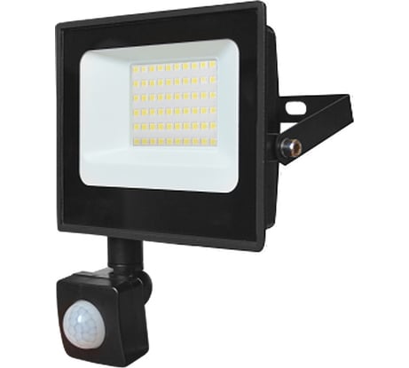 Светодиодный прожектор IONICH тм iflsled-dob-дд-50-865-bl-ip65 с инфракрасным датчиком движения 1493
