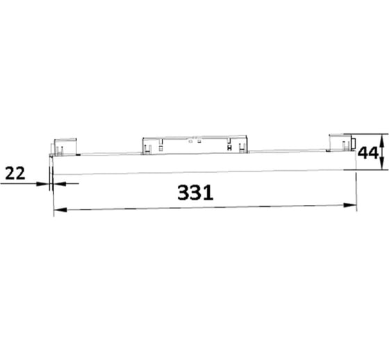 Трековый магнитный светильник Crystal lux space CLT 0.33 001 18W BL T3000K