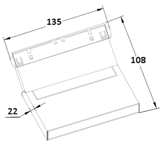 Трековый магнитный светильник Crystal lux CLT 0.33 002 6W WH M4000K