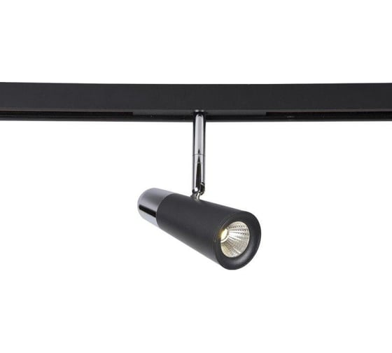Трековый светодиодный светильник для магнитного шинопровода Crystal lux space CLT 0.33 006 12W BL-CH 4000K