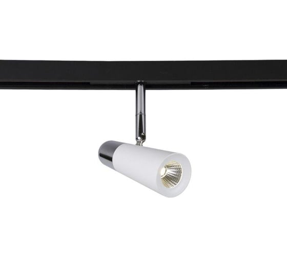 Трековый светодиодный светильник для магнитного шинопровода Crystal lux space CLT 0.33 006 12W WH-CH 4000K