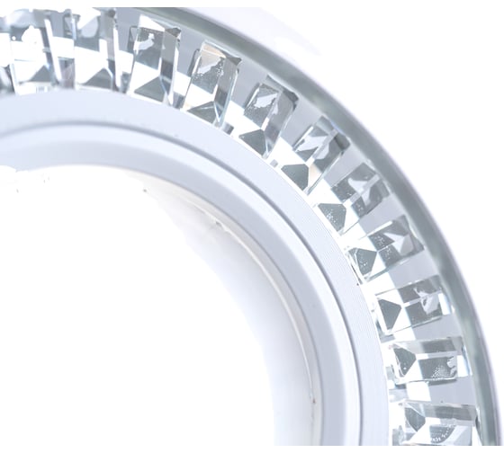 Потолочный светильник FERON с подсветкой 15LED 4000K, MR16 50W G5.3, прозрачный, белый, CD958 32656
