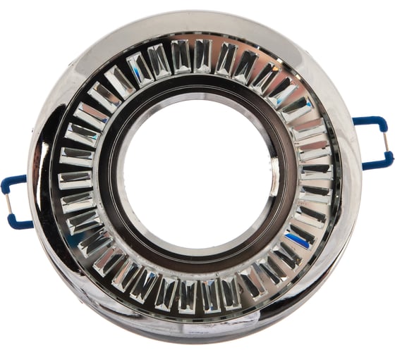 Потолочный светильник FERON с подсветкой 15LED 2835 4000K MR16 50W G5.3 прозрачный хром, CD958 32657