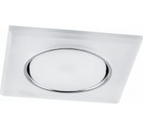 Встраиваемый светильник для натяжных потолков с белой LED подсветкой Feron CD5022 GX53, белый матовый, 32661