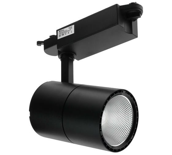 Трековый светодиодный светильник на шинопровод FERON 30W, 2400 Lm, 2700К, черный, AL103 32518