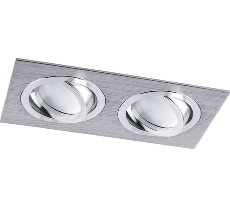 Встраиваемый потолочный светильник FERON MR16 G5.3, 2x50W, хром DL2802 32642