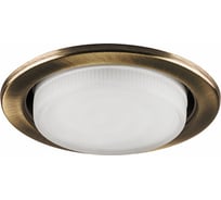 Встраиваемый светильник для натяжных потолков FERON DL53 GX53 античное золото, 28948