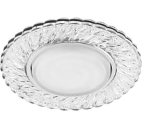 Встраиваемый светильник для натяжных потолков с белой LED подсветкой Feron CD4021 GX53 прозрачный, 29474