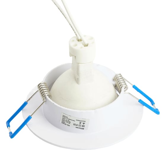 Потолочный светильник FERON с подсветкой 15LED 4000K MR16 50W G5.3 прозрачный хром CD938 29471