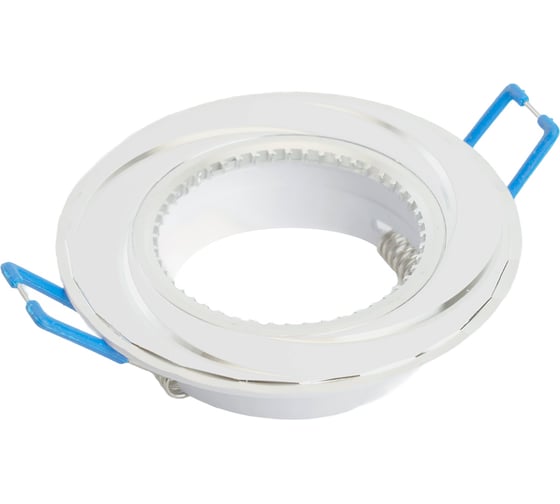 Потолочный светильник FERON с подсветкой 15LED 4000K MR16 50W G5.3 прозрачный хром CD938 29471