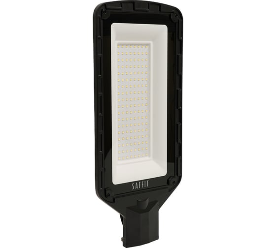Светодиодный уличный консольный светильник SAFFIT ssl10-100 100w 5000k 230v, черный, 55234