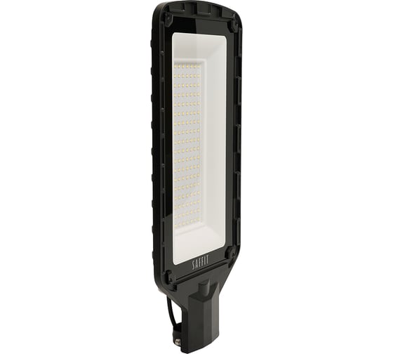Светодиодный уличный консольный светильник SAFFIT ssl10-100 100w 5000k 230v, черный, 55234