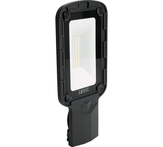 Светодиодный уличный консольный светильник SAFFIT ssl10-30 30w 5000k 230v, черный, 55232