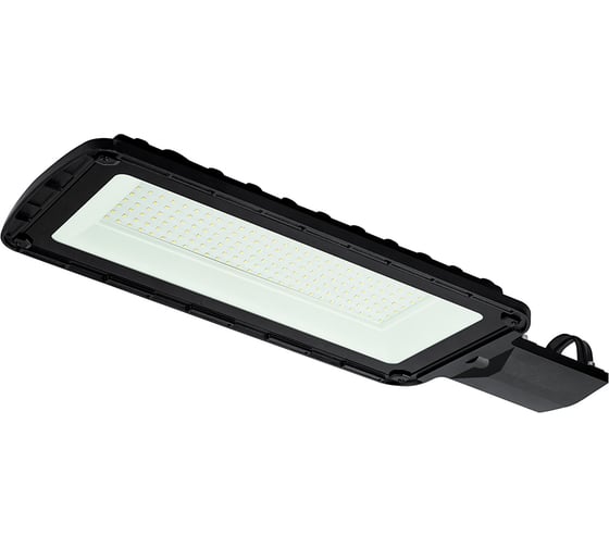 Светодиодный уличный консольный светильник SAFFIT ssl10-200 200w 5000k 230v, черный, 55236