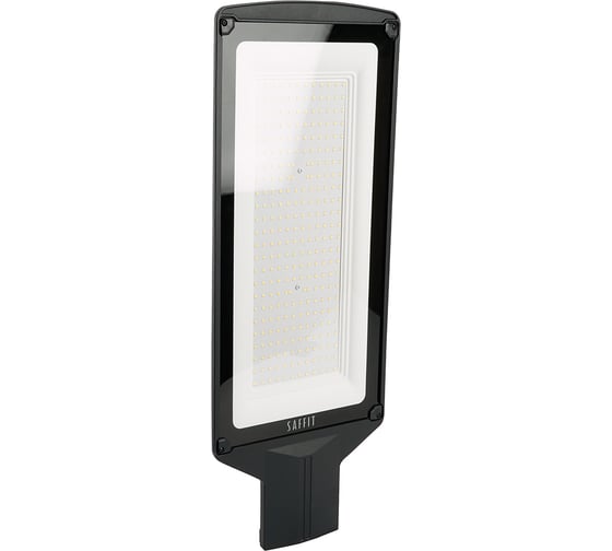 Светодиодный уличный консольный светильник SAFFIT ssl10-200 200w 5000k 230v, черный, 55236