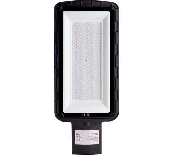 Светодиодный уличный консольный светильник SAFFIT ssl10-150 150w 5000k 15000lm, черный 55235