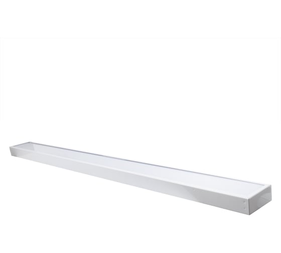 Светодиодный светильник Uniel Ulo-c50c 18w/3950к/l115 ip40 school white с регулируемым кронштейном (в/к). для школьной доски. белый свет (3950k). 2160лм. корпус белый. тм UL-00010966