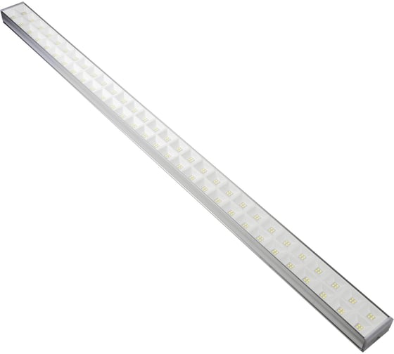 Светодиодный накладной светильник Uniel Ulo-fl120c-100w/4000k/k silver linkable соединяемый. белый свет (4000k). корпус серебристый. угол 120 градусов. тм UL-00010829