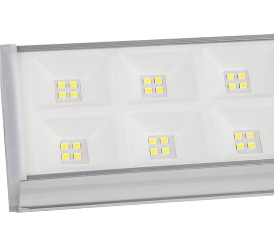 Светодиодный накладной светильник Uniel Ulo-fl120c-100w/4000k/k silver linkable соединяемый. белый свет (4000k). корпус серебристый. угол 120 градусов. тм UL-00010829