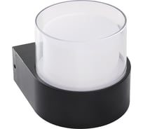 Уличный накладной светодиодный светильник Uniel Ulu-p21a-5w/4000k ip65 black архитектурный белый свет (4000k). корпус черный. tm UL-00010515