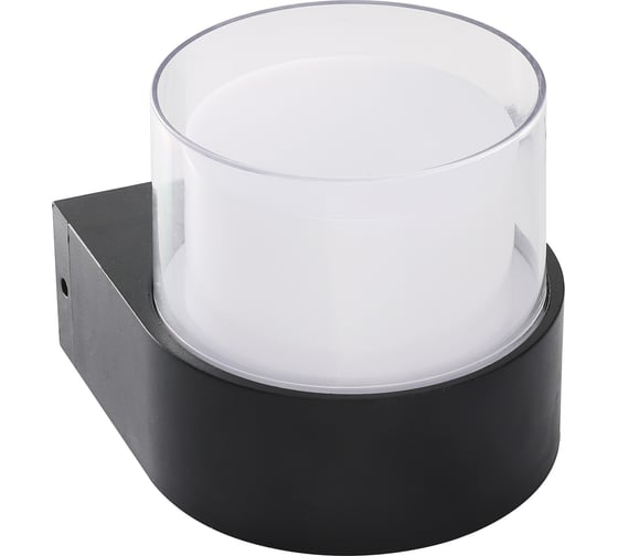 Уличный накладной светодиодный светильник Uniel Ulu-p21a-5w/4000k ip65 black архитектурный белый свет (4000k). корпус черный. tm UL-00010515