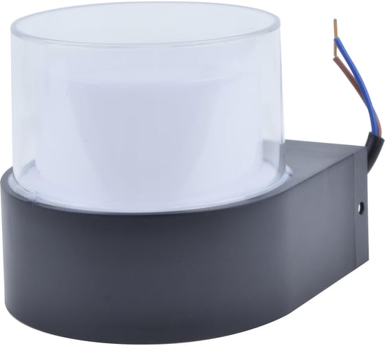 Уличный накладной светодиодный светильник Uniel Ulu-p21a-5w/4000k ip65 black архитектурный белый свет (4000k). корпус черный. tm UL-00010515