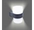Светодиодный уличный накладной светильник Uniel Ulu-p22b-2x5w/4000k ip65 black архитектурный белый свет (4000k). корпус черный. tm UL-00010516 8
