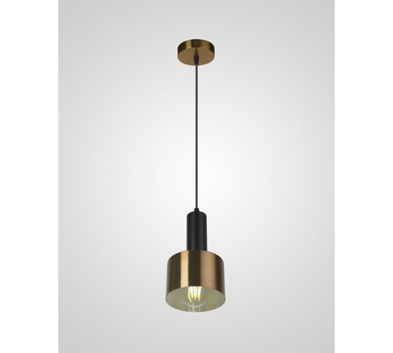 Подвесной светильник Мелодия Света PS7956-1 BK+GD 000060173