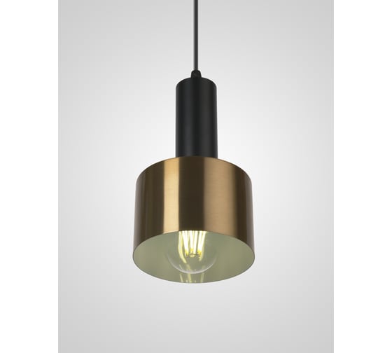 Подвесной светильник Мелодия Света PS7956-1 BK+GD 000060173