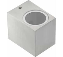 Фасадный однонаправленный светильник GTV TIAGO, квадратный, LD-TIAGOGU10J-01KW