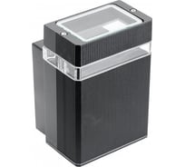 Фасадный светильник GTV NESSA, GU10, IP54, черный LD-NESSAGU10J-20