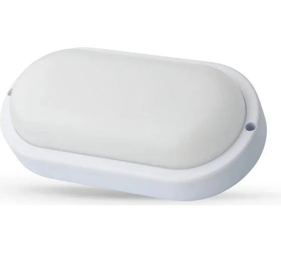 Влагозащищенный LED-светильник Ultraflash LBF-0703, 15 Вт, IP54, 220В, овал 14209