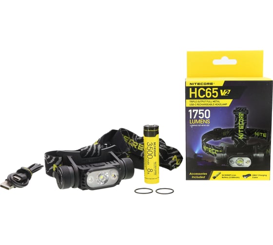 Налобный фонарь NITECORE HC65V2