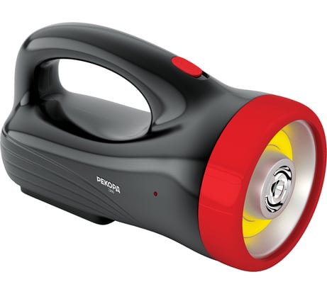 Аккумуляторный светодиодный фонарь-прожектор РЕКОРД PВ-3200, черный 23206