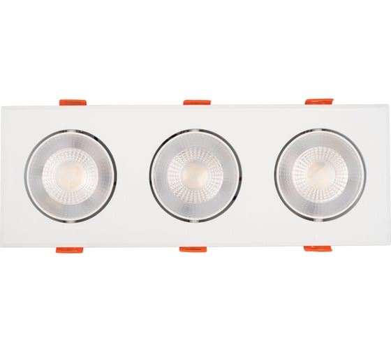 Светильник Jazzway встраиваемый потолочный PSP-S 413 3x8W 4000K 55град. White IP40 5048379 1