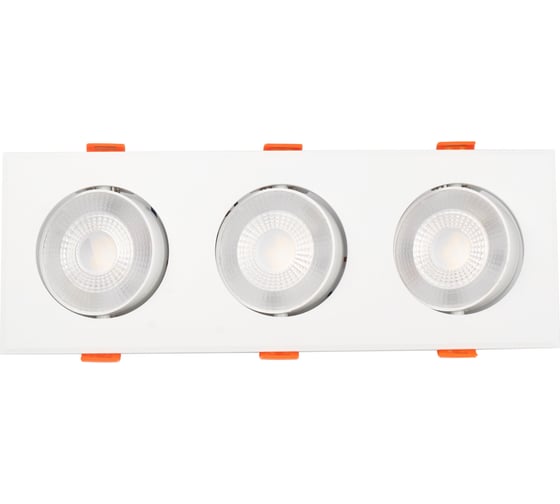 Светильник Jazzway встраиваемый потолочный PSP-S 413 3x8W 4000K 55град. White IP40 5048379