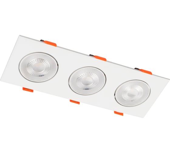 Светильник Jazzway встраиваемый потолочный PSP-S 413 3x8W 4000K 55град. White IP40 5048379