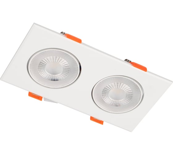 Светильник Jazzway встраиваемый потолочный PSP-S 412 2x8W 4000K 55град. White IP40 5048355