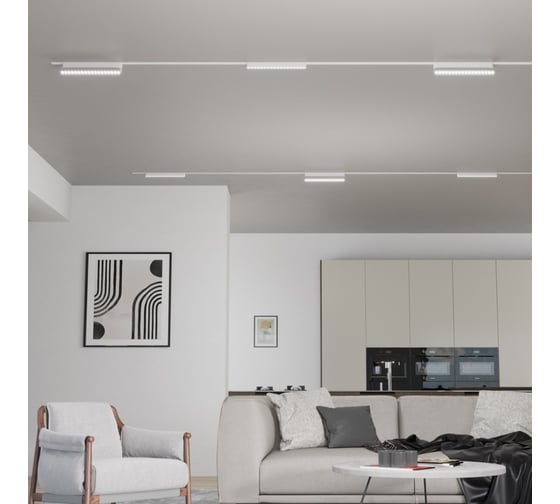 Трековый светильник для низковольтного шинопровода Novotech LED 18W S 359245
