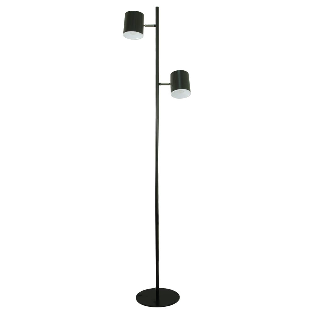 Напольный светильник Ультра ЛАЙТ UL0136-2D 2х5Вт 220В LED, чёрно ...