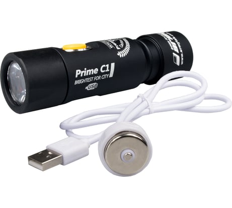 Фонарь Armytek Prime C1 Magnet USB XP-L Теплый F05601SW