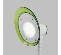 Настольный светильник SONNEN OU-608, на подставке, светодиодный, 5 Вт, белый/зеленый, 236670