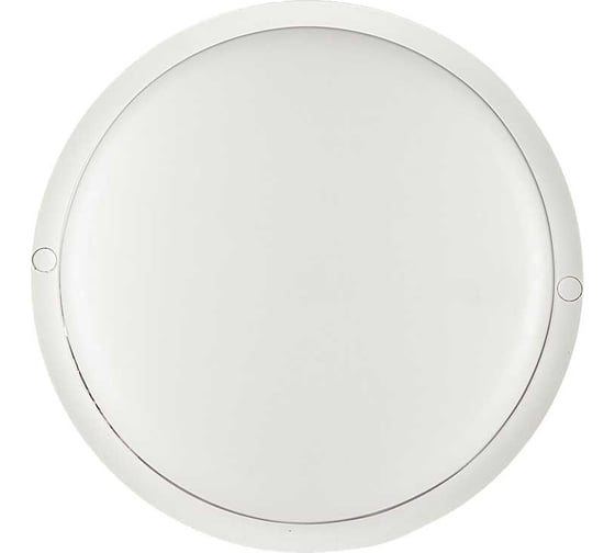 Светодиодный светильник Wolta IP65, 12Вт, 1140Лм, 6500К, КРУГ, ЖКХ, LED, в дежурном режиме LCL04-12W-R41-6K-SBA