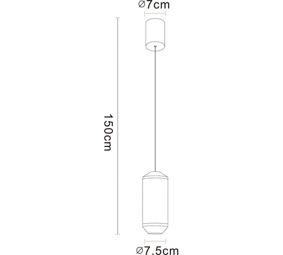 Точечный подвесной светильник ARTE LAMP omicron A1134SP-7PB